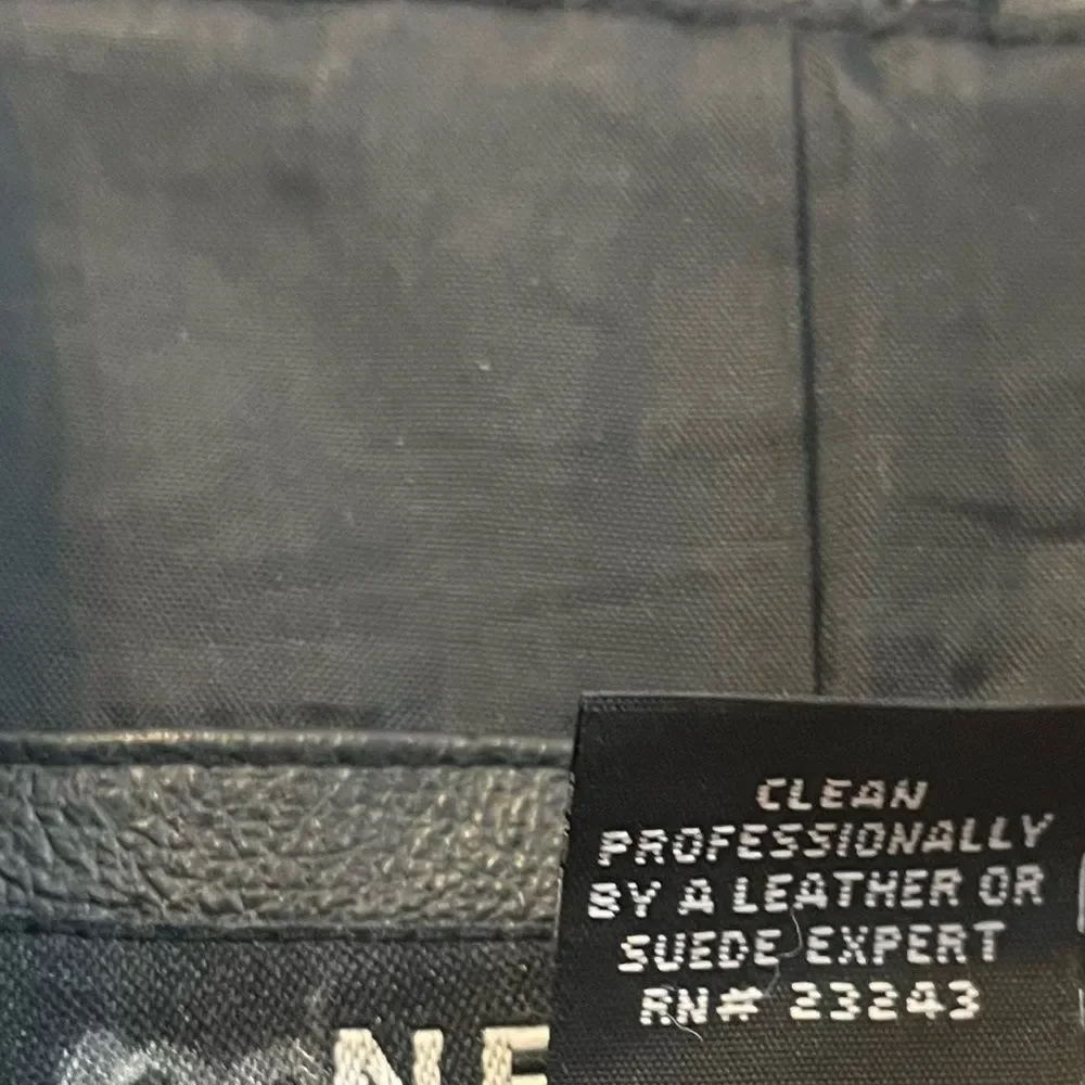 New‎ York & Company Black Leather Jacket Size Medium - Picture 10 of 10